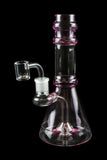Transparent Neck Water Pipe w/ Bowl & Banger
