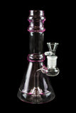 Transparent Neck Water Pipe w/ Bowl & Banger