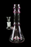 Transparent Neck Water Pipe w/ Bowl & Banger