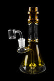 Transparent Neck Water Pipe w/ Bowl & Banger