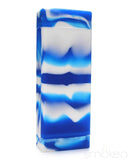 White Rhino Dual Silicone Container w/ Glass Straw & Chillum