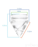 White Rhino Glass Diamond Spinner Carb Cap