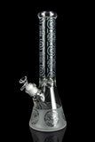 Calibear Tribal Head Etched Water Pipe