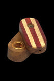 Tri-Tone Wood Pipe with Swivel Cover & Screen