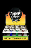 Metal Tobacco Pipes - 24 Pack