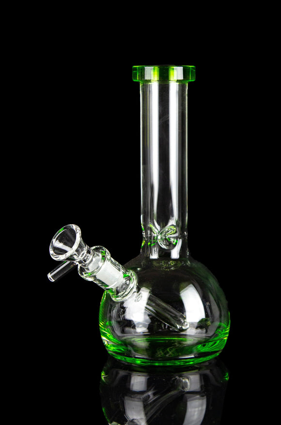 Round Base Water Pipe with Colored Accents