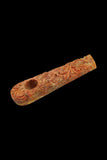 3" Marble Stone Pipe with Flower Design
