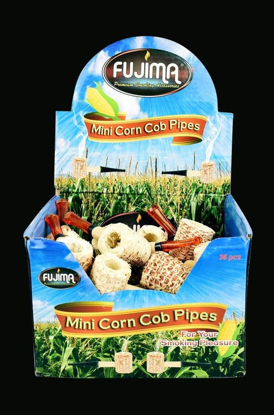 Mini Corn Cob Pipe - 36 Pack