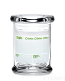420 Science Glass Pop Top Storage Jar