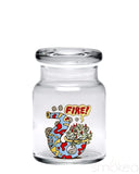 420 Science Glass Pop Top Storage Jar