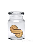 420 Science Glass Pop Top Storage Jar