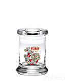 420 Science Glass Pop Top Storage Jar