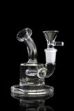 "Puff Tuff" Mini Inline Dab Rig with Banger & Bowl