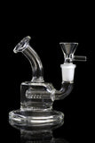 "Puff Tuff" Mini Inline Dab Rig with Banger & Bowl