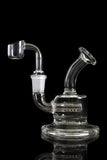 "Puff Tuff" Mini Inline Dab Rig with Banger & Bowl