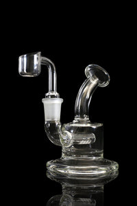 "Puff Tuff" Mini Inline Dab Rig with Banger & Bowl