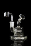 "Puff Tuff" Mini Inline Dab Rig with Banger & Bowl