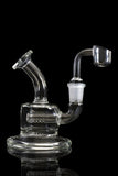 "Puff Tuff" Mini Inline Dab Rig with Banger & Bowl