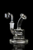 "Puff Tuff" Mini Inline Dab Rig with Banger & Bowl