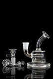 "Puff Tuff" Mini Inline Dab Rig with Banger & Bowl