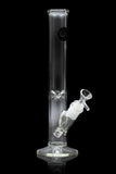 LA Pipes 12" Clear Straight Water Pipe