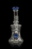 "Blue Ball" Marble-Studded Dab Rig with Colored Accents