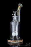 BoroTech Glass "Rok" Bubbler with Suspended Frit Drum Perc