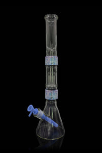 Prism Halo Tie Dye Double Stack Modular Bong