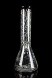 Famous Brandz Glass Beaker Ice Bong - Space