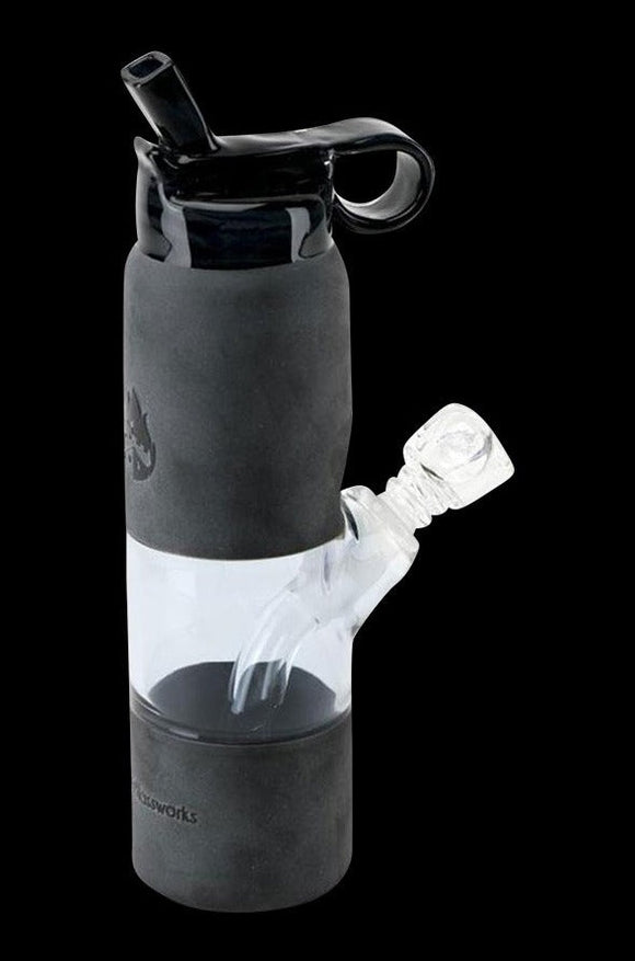 Water Bottle Mini Rig - Black