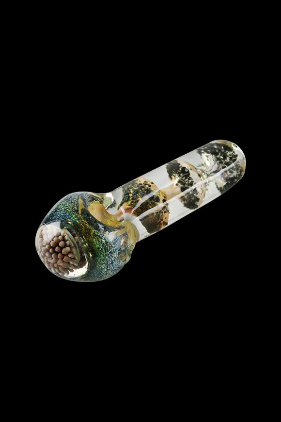 Fritted Glass Spoon Pipe