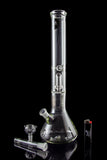 LA Pipes 5mm Thick Beaker Water Pipe with Showerhead Perc