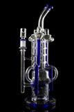 The "Space Station" Recycler Water Bong with Inline Perc