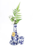 My Bud Vase "Joy" Chinese Porcelain Vase Bong Set