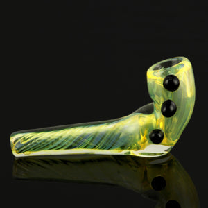 Glassheads UV Reactive Pipe with Black Marbles