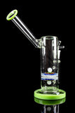 "Sand Dollar" Sidecar Water Pipe with Colored Accents