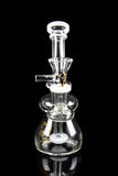 Dank Gals Mini Beaker Pipe with Colored Accents