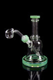 The "Bell Ringer" Mini Bell Dab Rig with Colored Accents