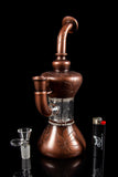 "The Genie's Lamp" Brushed Electroformed Hourglass Beaker Water Pipe