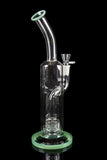 "Throwin' That Neck" Stemless Water Pipe with Seed of Life Perc