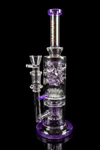 BoroTech Glass "Midgard" Inverted Showerhead to Sprinker Perc Fab Body