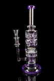 BoroTech Glass "Midgard" Inverted Showerhead to Sprinker Perc Fab Body