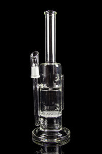 The Bee's Knees Honeycomb Frit Disc Perc Rig