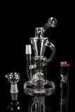 The "Honey Supply" Hourglass Recycler Bong