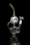 "The Mad Hatter" Dual Discs Water Pipe