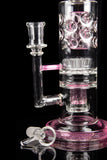 BoroTech Glass "Midgard" Inverted Showerhead to Sprinker Perc Fab Body