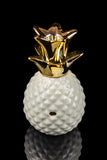 Art of Smoke Gilded Pineapple Ceramic Hand Pipe