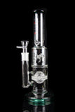 BoroTech Glass "Helheim" Fat Can Straight Tube with Disco Ball and Windmill Perc
