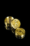 Mr. Ganja Luxury Gold Grinder and Rolling Tray Gift Set