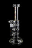 Vodka Glass Sapphero Triple Turbine Perc Water Pipe